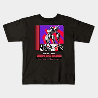 Mecha Mech Anime Kids T-Shirt